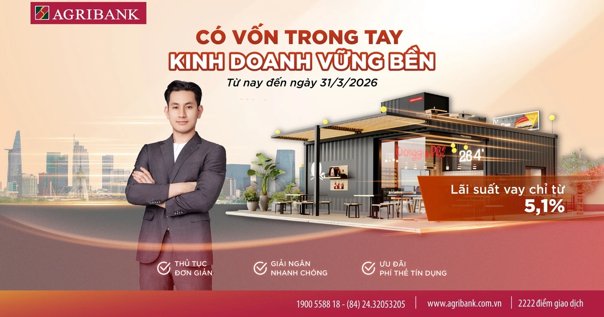 Agribank triển khai gói 50.000 tỉ đồng dành cho khách hàng vay kinh doanh cá nhân