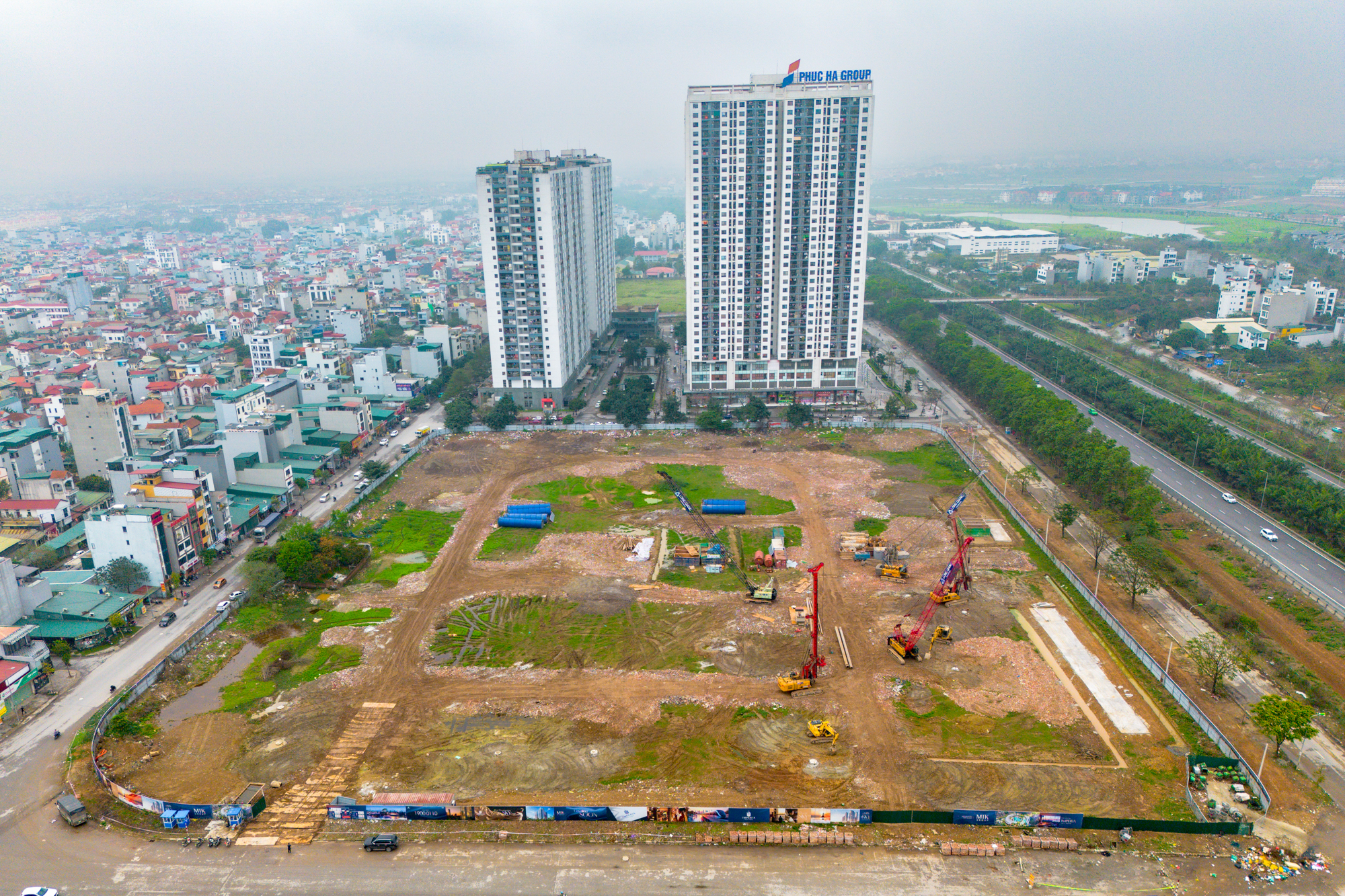 Toàn cảnh 6 toà chung đang rầm rầm xây dựng của MIK tại Nam An Khánh: Giá dự kiến 100 triệu đồng/m2, môi giới cắm chốt xung quanh - Ảnh 2