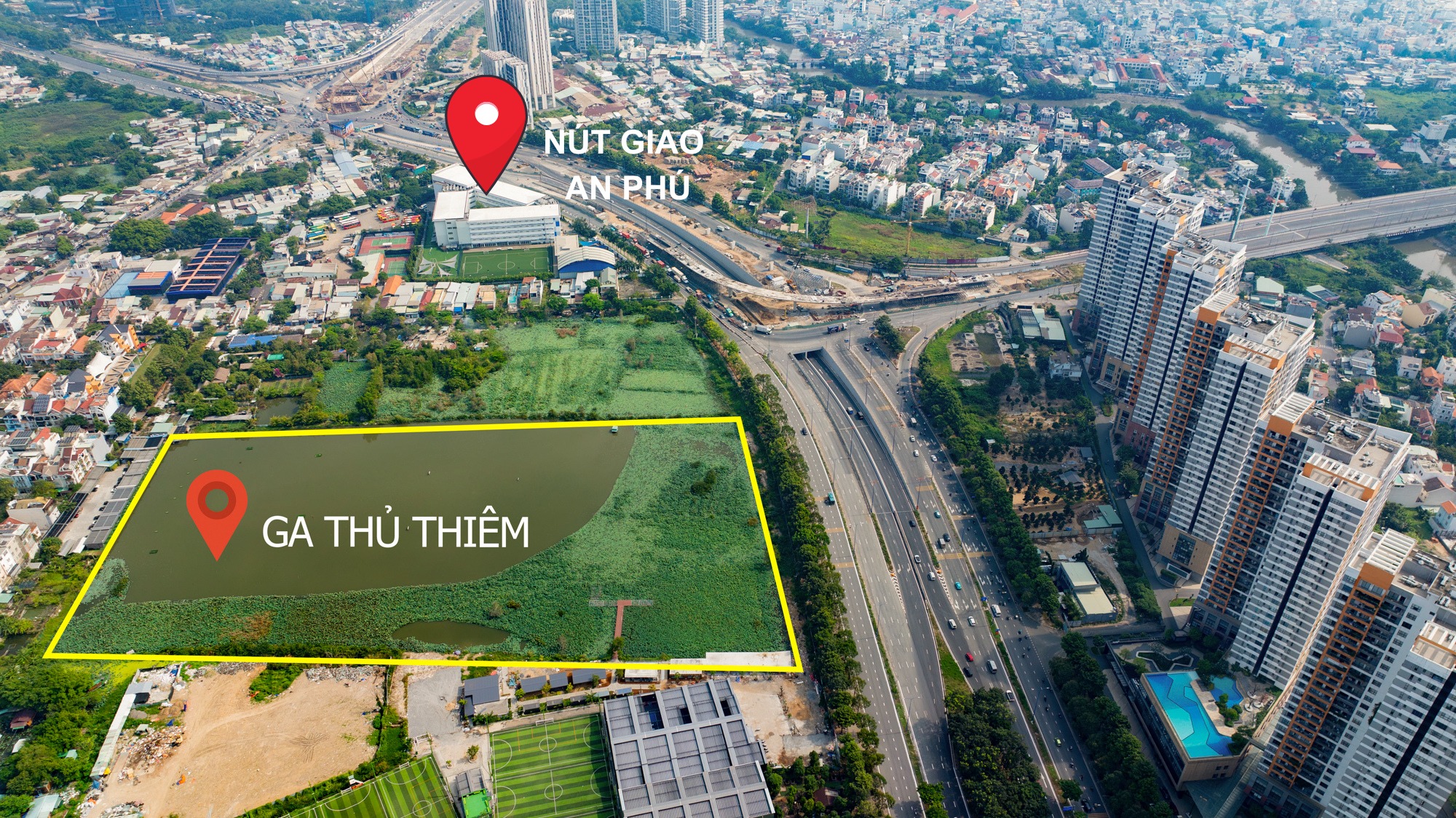 Toàn cảnh nút giao có 2 hầm, 3 tầng, 8 cầu, trị giá 3.400 tỷ ở TP.HCM - Ảnh 1