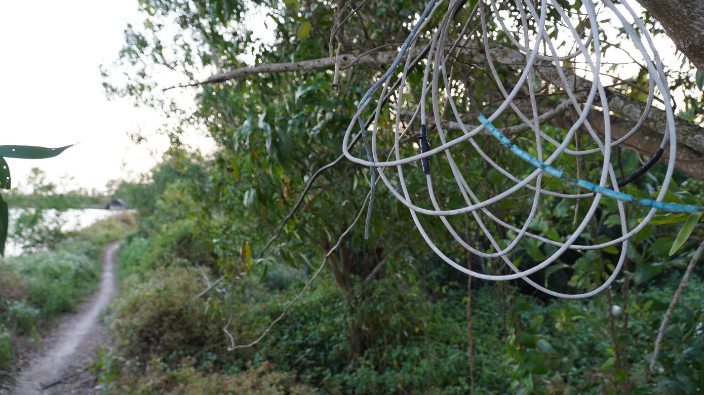 Hơn 20 hộ dân sống kẹt giữa nơi không điện, không đường đi - Ảnh 3