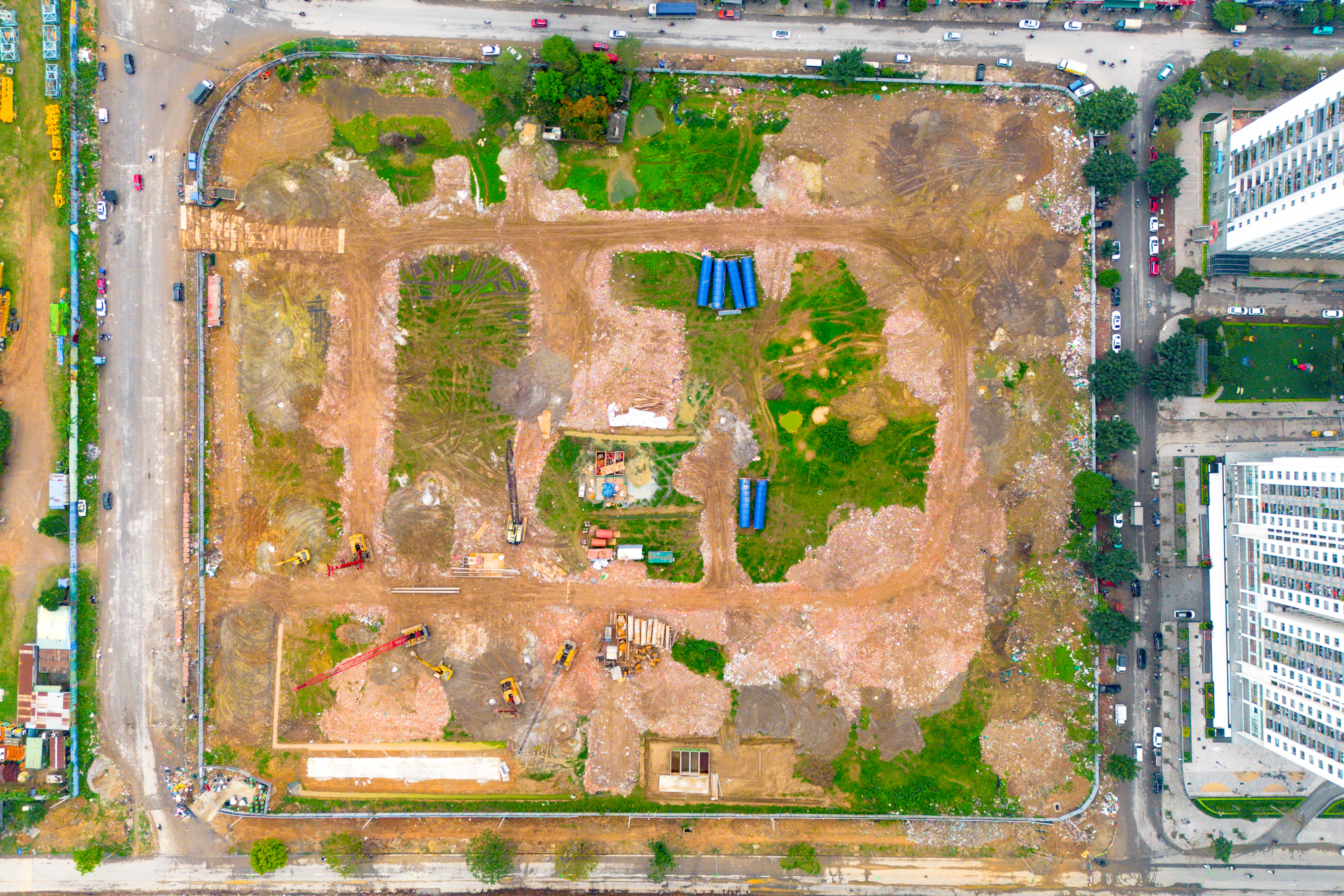 Toàn cảnh 6 toà chung đang rầm rầm xây dựng của MIK tại Nam An Khánh: Giá dự kiến 100 triệu đồng/m2, môi giới cắm chốt xung quanh - Ảnh 3