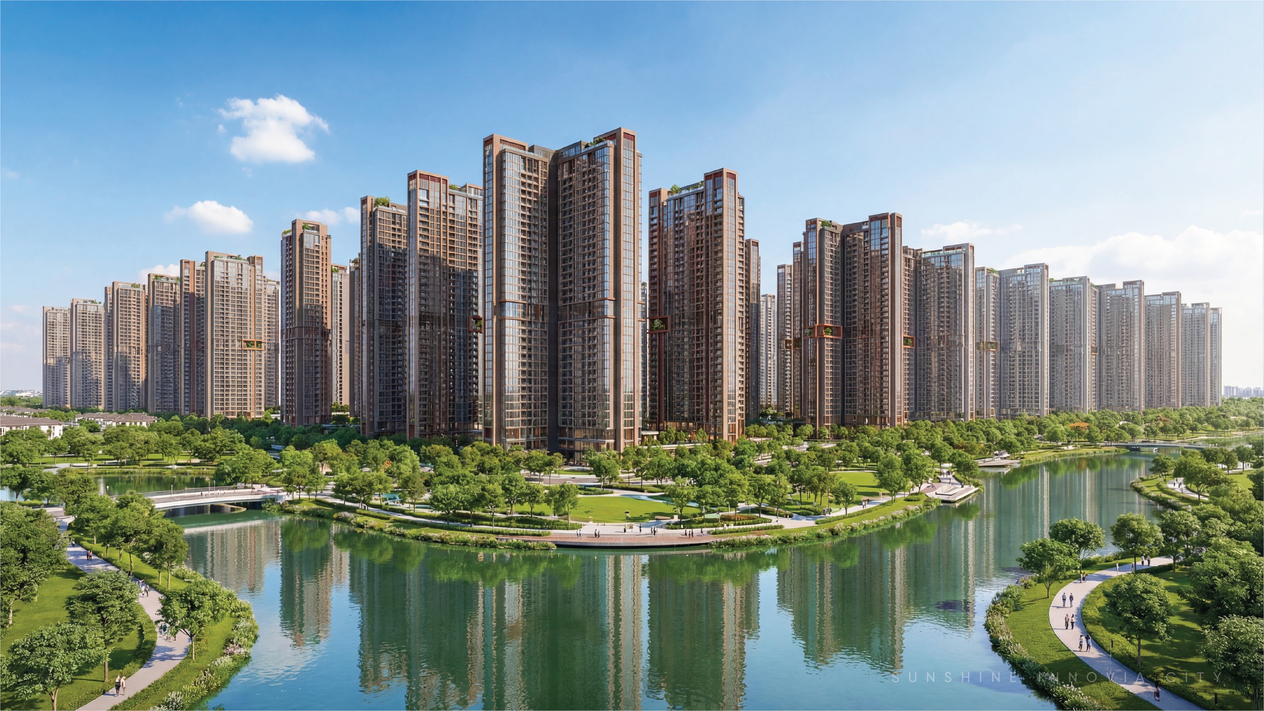 Soi quy mô khủng siêu dự án 700ha của Liên danh Sunshine tại Mê Linh vừa được khởi công sáng nay, thực hiện chủ trương giãn 860.000 người dân nội đô - Ảnh 3