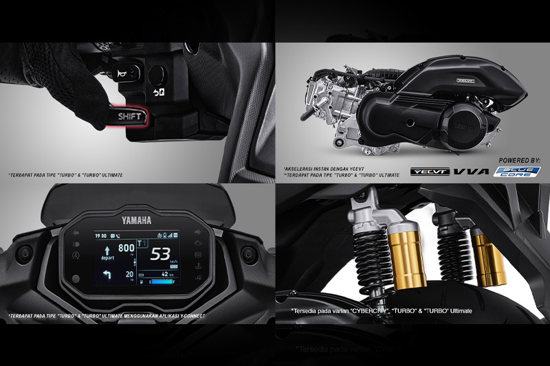 Yamaha ra mắt xe ga với loạt nâng cấp cực xịn, giá từ 46 triệu đồng, sẵn sàng đối đầu Honda Air Blade và Vario - Ảnh 4