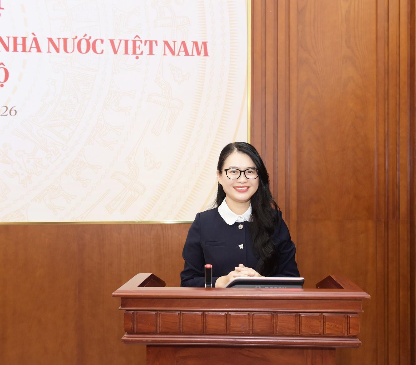 Thống đốc chỉ định, bổ nhiệm bà Vũ Minh Châu giữ chức Vụ trưởng Vụ HTQT - Ảnh 1