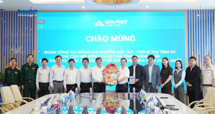 Thép Hòa Phát Dung Quất đã đầu tư trên 7 tỷ USD tại tỉnh Quảng Ngãi, nộp ngân sách lũy kế hơn 40.000 tỷ đồng - Ảnh 1