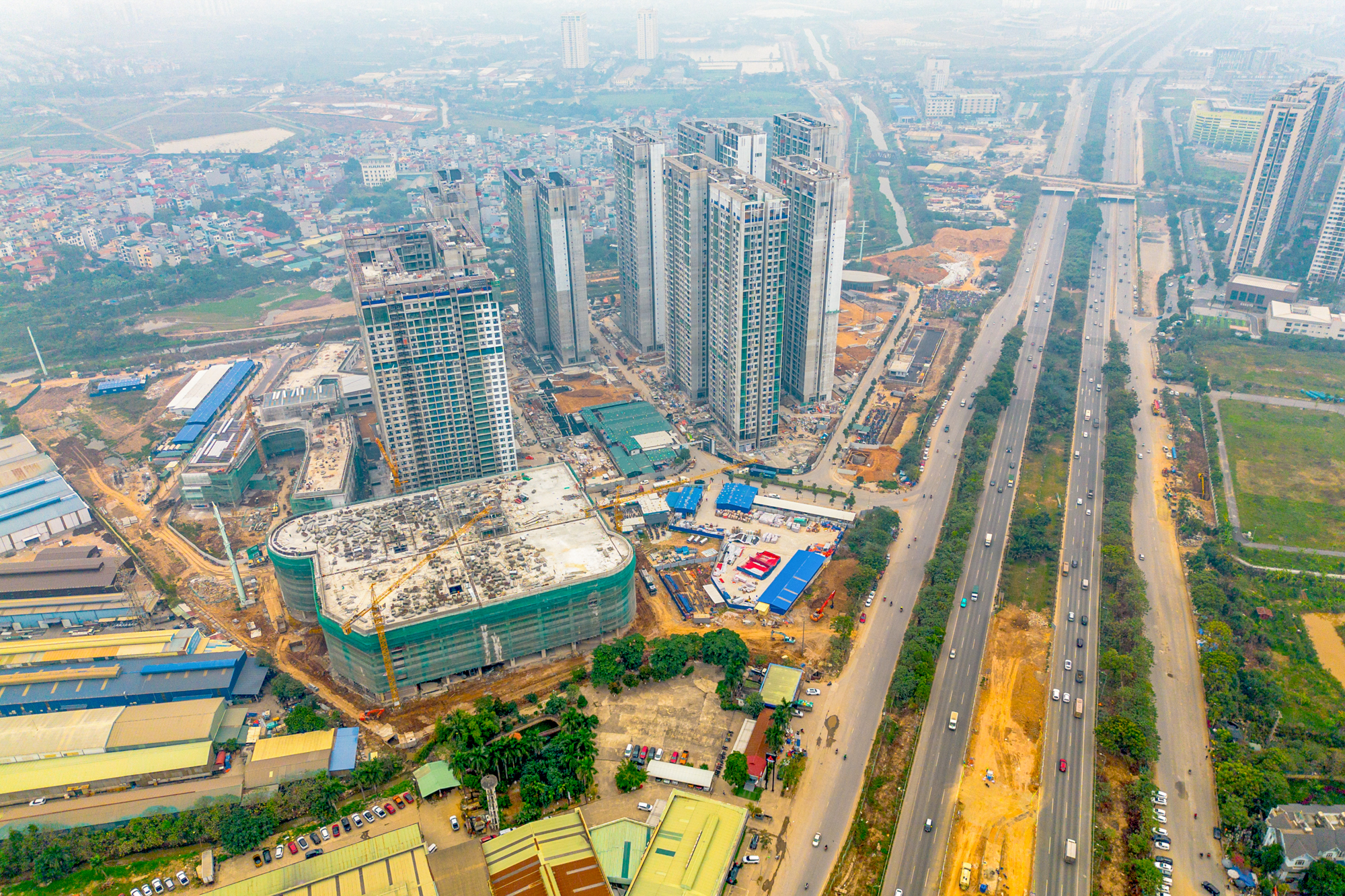 Toàn cảnh 6 toà chung đang rầm rầm xây dựng của MIK tại Nam An Khánh: Giá dự kiến 100 triệu đồng/m2, môi giới cắm chốt xung quanh - Ảnh 7