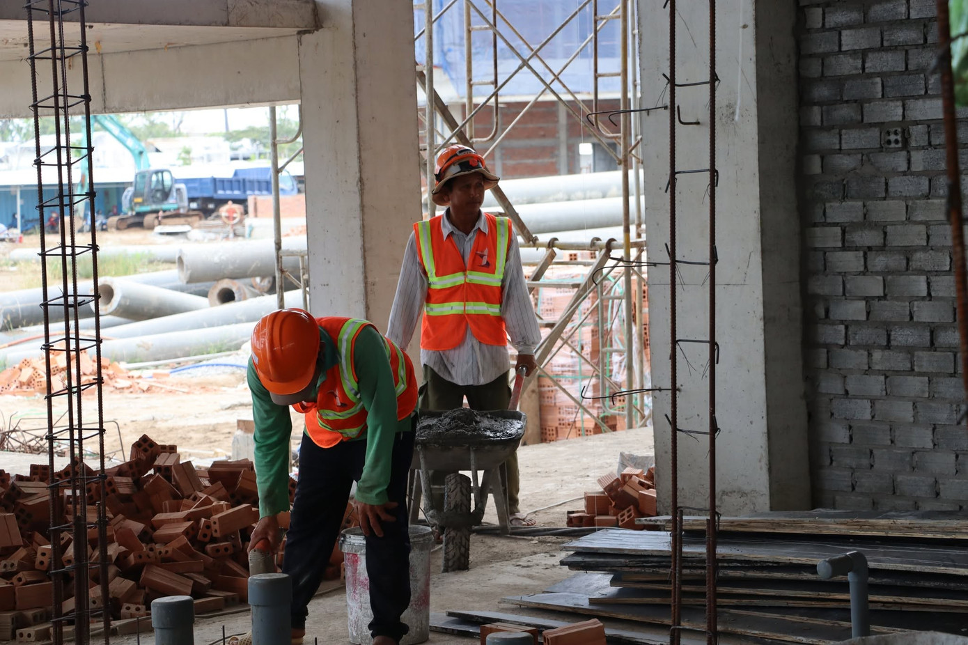 Xuân không nghỉ trên đại công trường 3.300 tỷ đồng - Ảnh 3