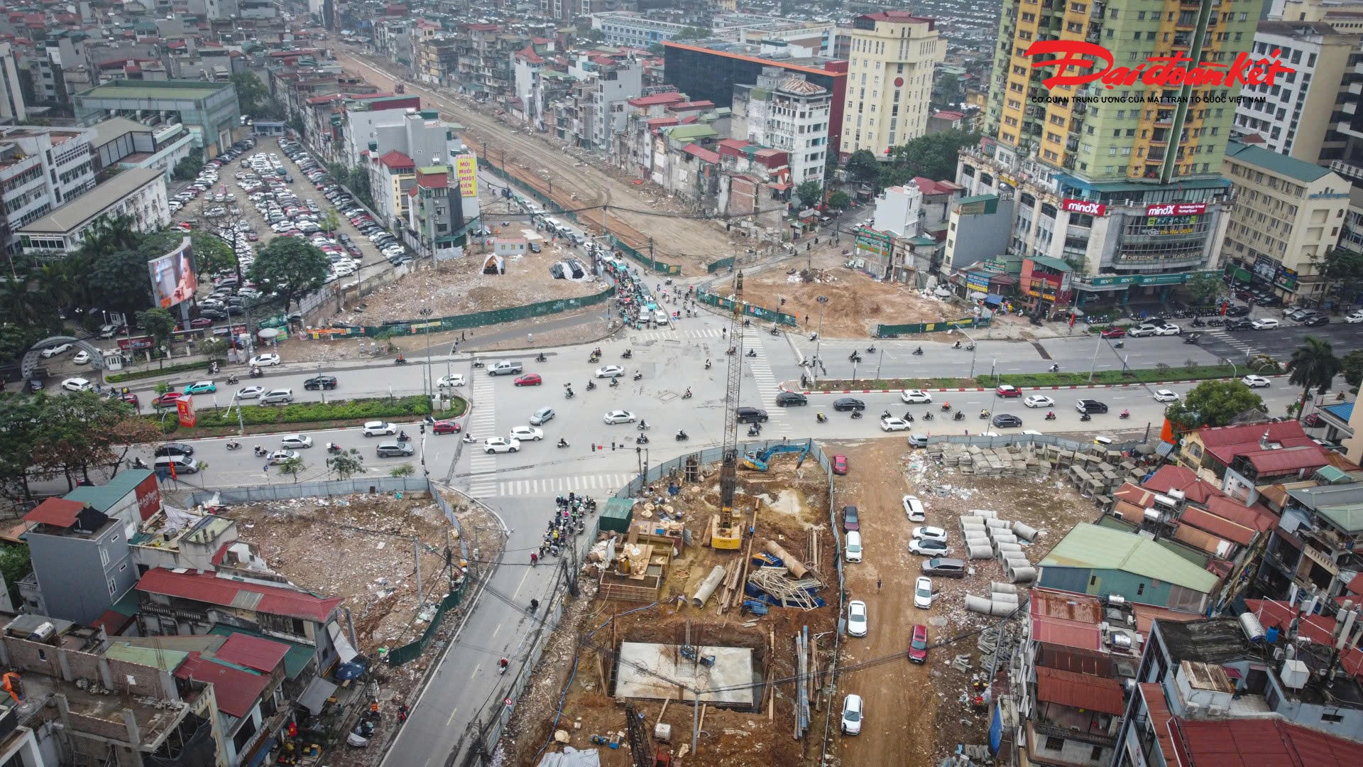 Vành đai 1 tăng tốc: 350m đoạn Hoàng Cầu – Voi Phục khoác “áo mới” - Ảnh 7