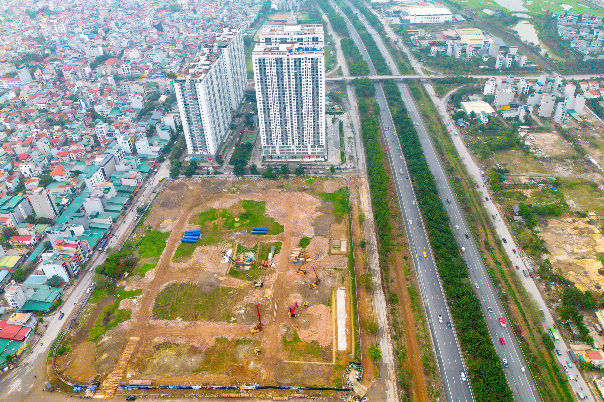 Toàn cảnh 6 toà chung đang rầm rầm xây dựng của MIK tại Nam An Khánh: Giá dự kiến 100 triệu đồng/m2, môi giới cắm chốt xung quanh - Ảnh 9