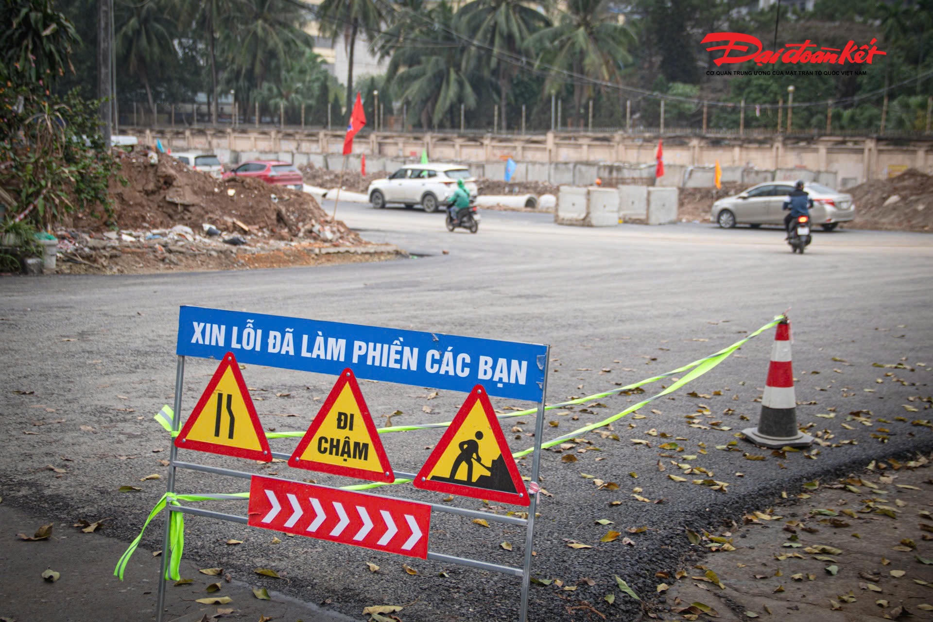 Vành đai 1 tăng tốc: 350m đoạn Hoàng Cầu – Voi Phục khoác “áo mới” - Ảnh 9