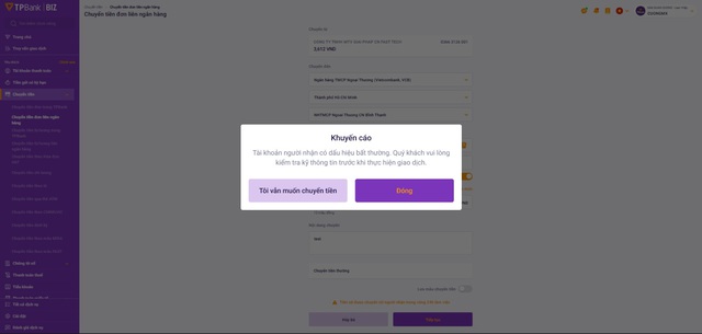 Giao dịch nhanh mùa Tết, TPBank tiên phong trong tạo “hàng rào số” bảo vệ người dùng - Ảnh 3