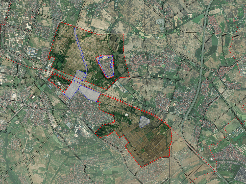 Cận cảnh khu vực làm 3 'siêu đô thị' tái định cư cho Trục đại lộ cảnh quan sông Hồng - Ảnh 9