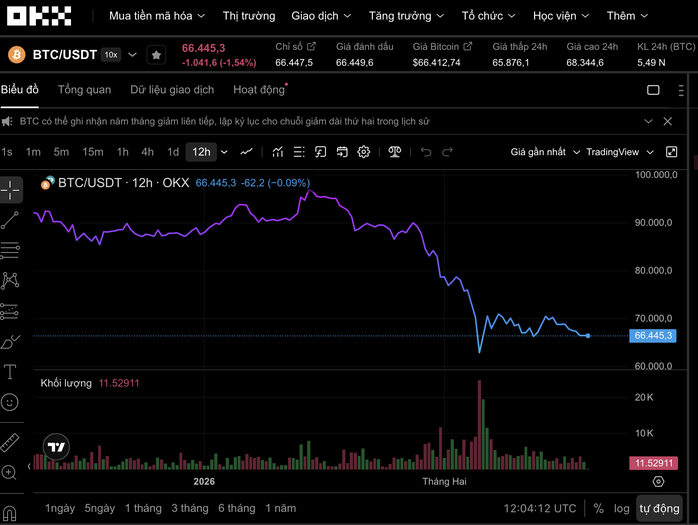 Thị trường tiền số hôm nay, 19-2: Giá Bitcoin lại chao đảo - Ảnh 1