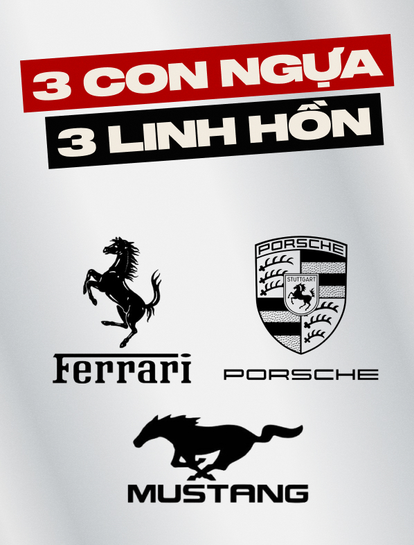 Cùng là ngựa, vì sao logo Ferrari chồm lên, Mustang lao đi, Porsche đứng vững? - Ảnh 9