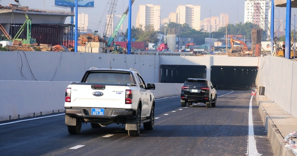 Thông xe hầm chui nút giao An Phú, giảm áp lực điểm kẹt xe bậc nhất TP.HCM