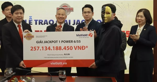 Bất ngờ về người vừa trúng Vietlott hơn 257 tỷ đồng