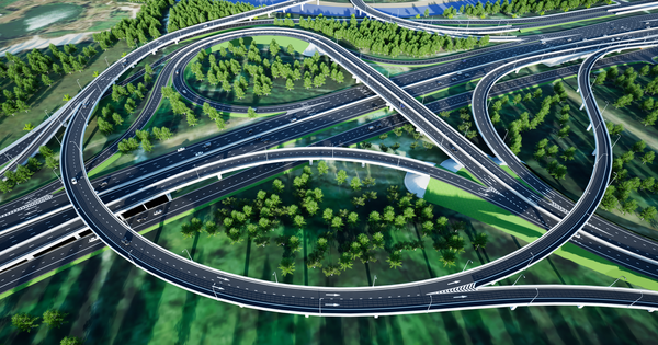 Phối cảnh trục đường liên cảng Cát Lái - Phú Hữu chuẩn bị khởi công năm 2026