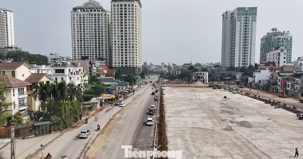 Tuyến đường rộng 90 m đi ra hồ Tây thành hình