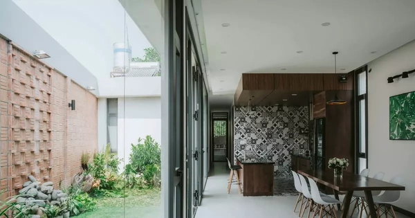 Nhà cấp 4 nở hậu với khu vườn xanh