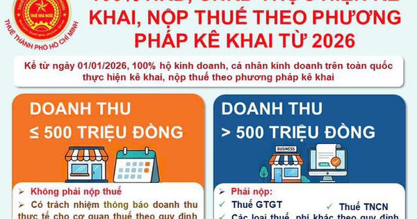 Thuế TP.HCM gửi thông báo mới, hộ kinh doanh và cá nhân kinh doanh cần làm ngay