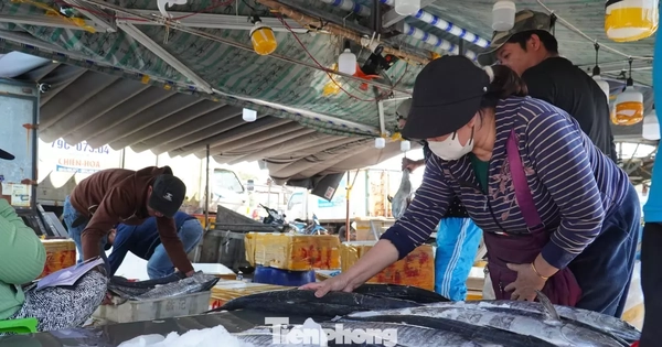 27 Tết: Cá thu giá 'chát' vẫn bán vèo vèo