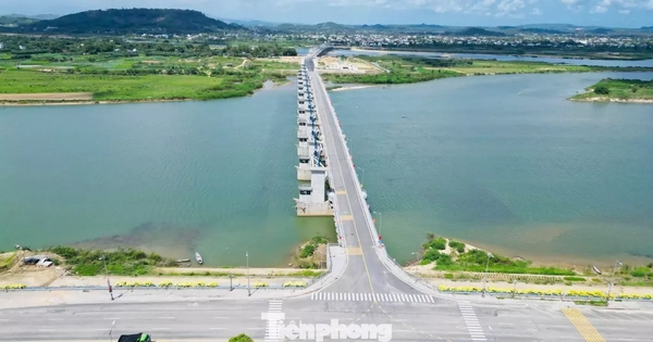 Cận cảnh đập dâng gần 1.500 tỷ đồng vừa thông xe ở Quảng Ngãi