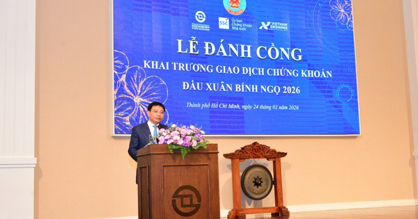 Năm 2026 phấn đấu quy mô thị trường chứng khoán đạt ít nhất 100% GDP