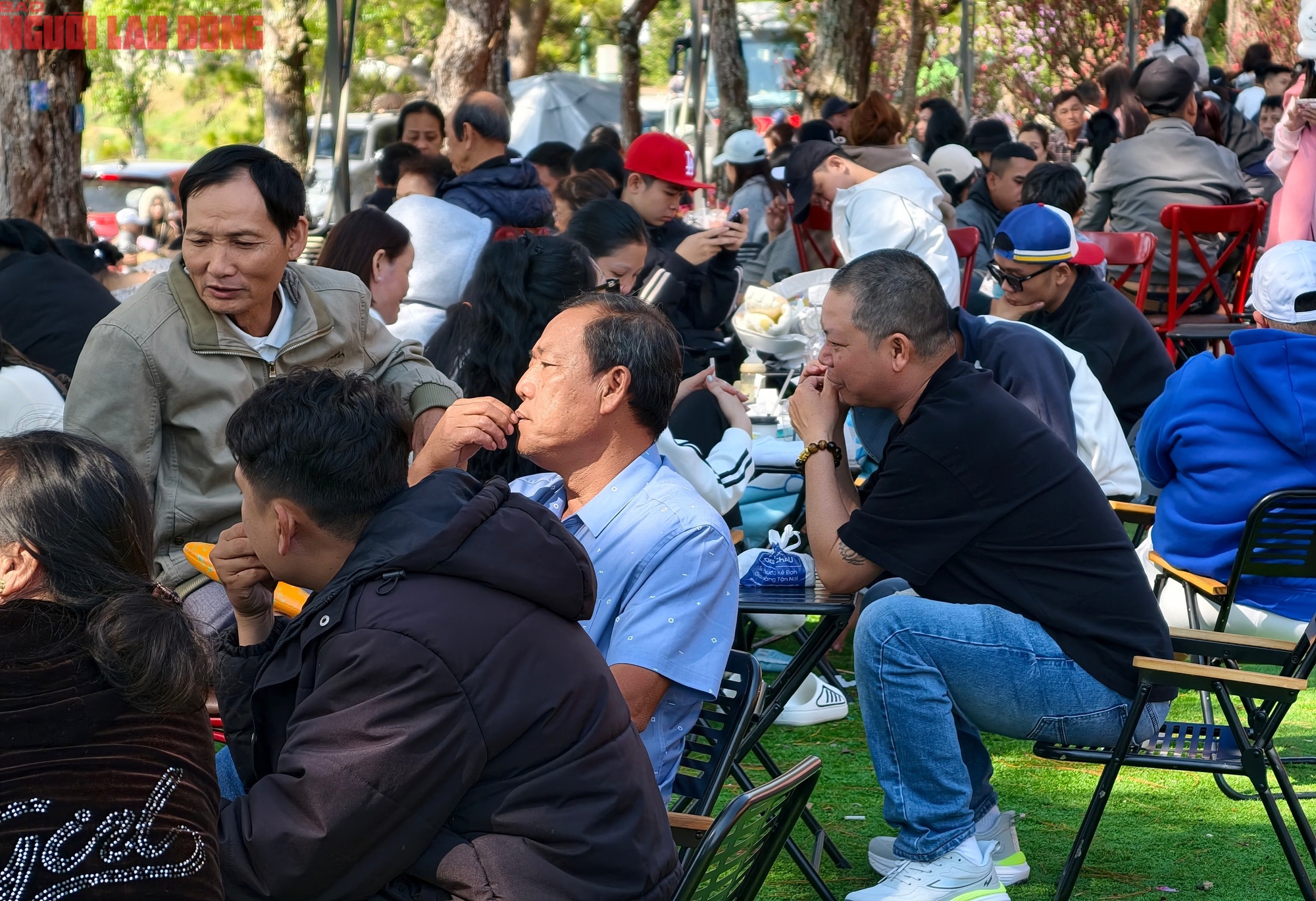 Mùng 6 Tết, Đà Lạt vẫn rộn ràng khách du xuân - Ảnh 8