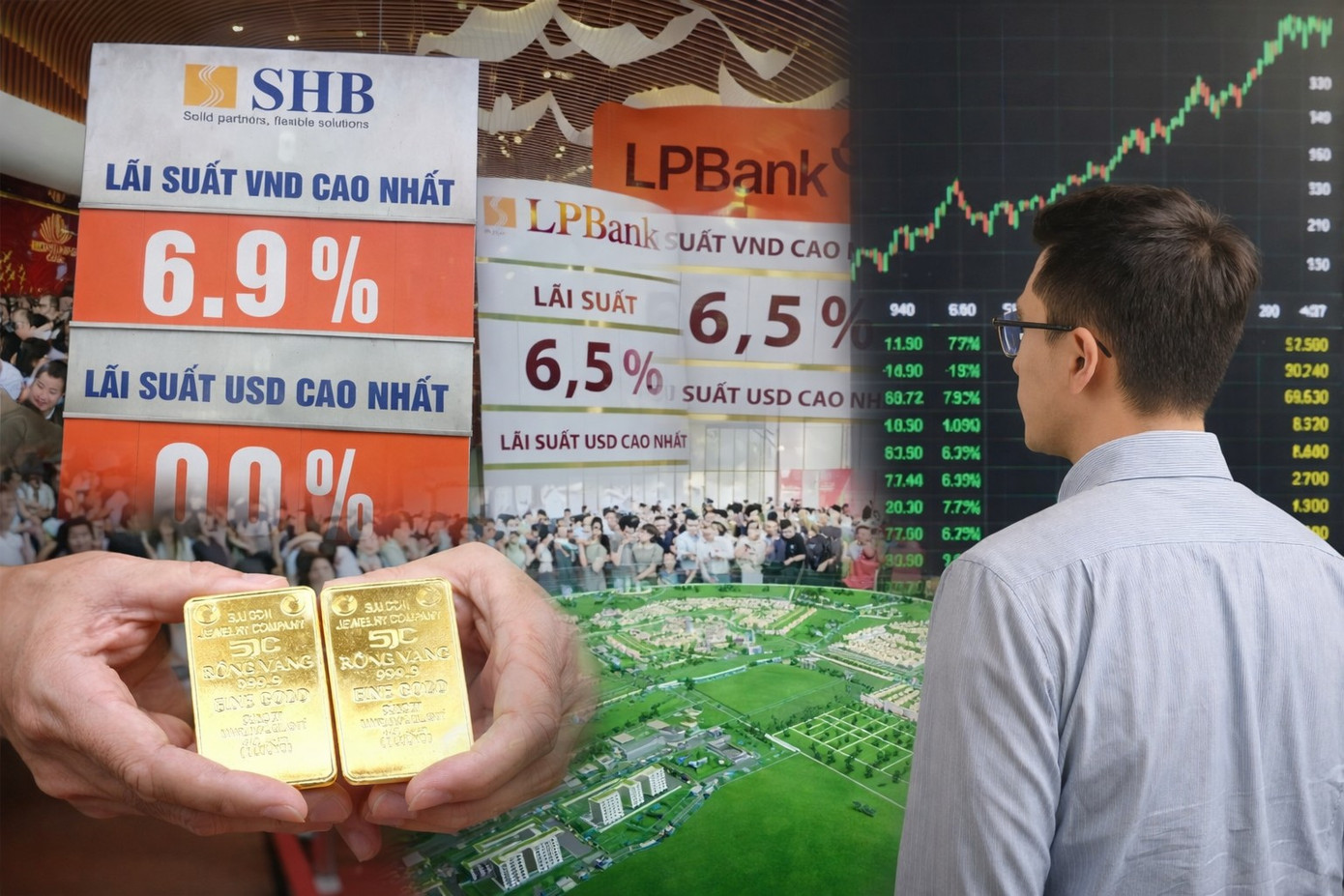 Dòng tiền sau Tết chảy vào vàng hay ngân hàng? - Ảnh 1