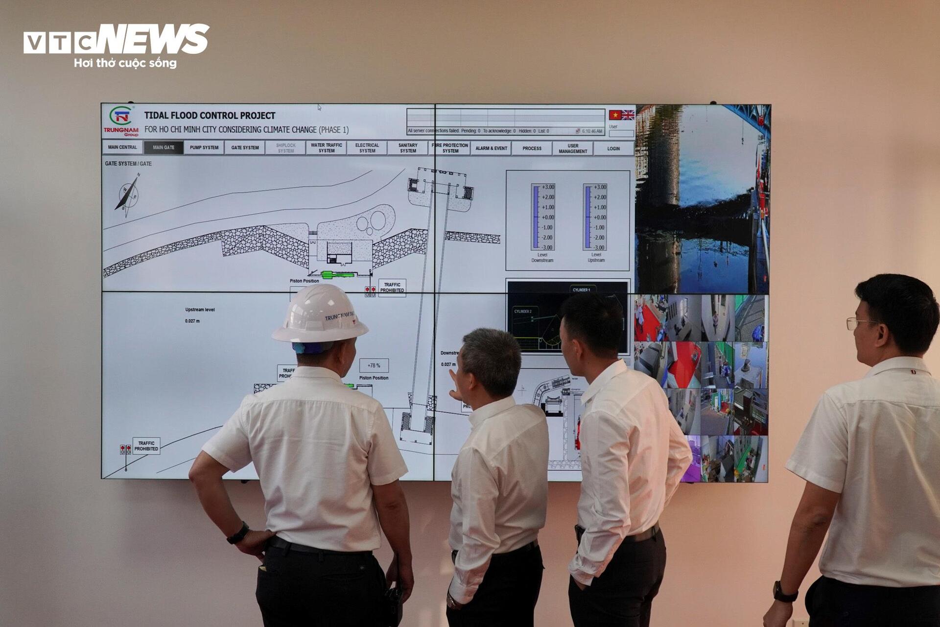 Bên trong cống ngăn triều của dự án 10.000 tỷ ở TP.HCM - Ảnh 6