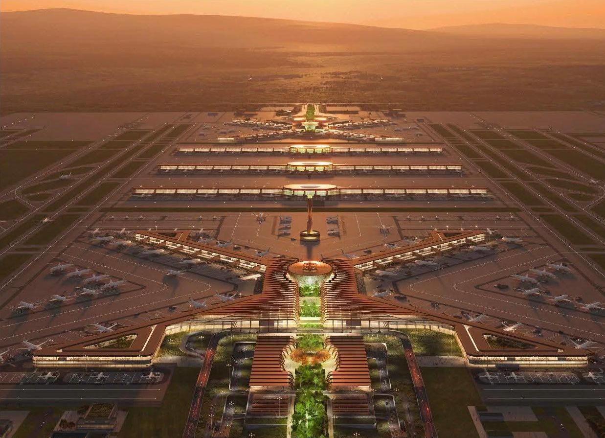 Sân bay 12,5 tỷ USD "như ngoài hành tinh" này sắp nắm kỷ lục chưa từng có tại châu Phi - Ảnh 2