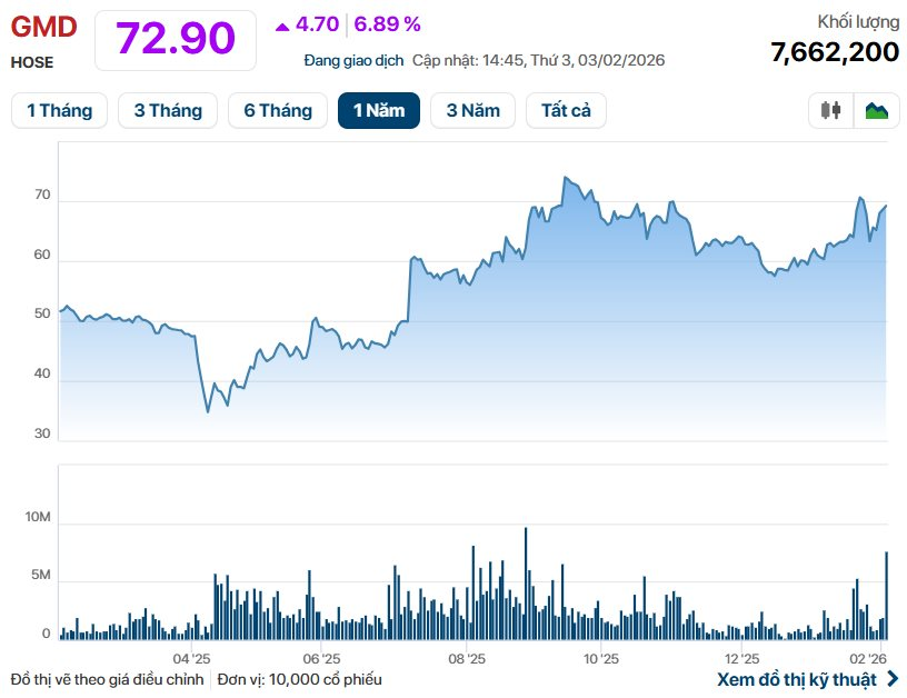 Cổ phiếu "gã khổng lồ" sở hữu cảng nước sâu lớn nhất Việt Nam "tím lịm" sau khi báo lãi lớn, cá mập âm thầm gom hàng - Ảnh 1