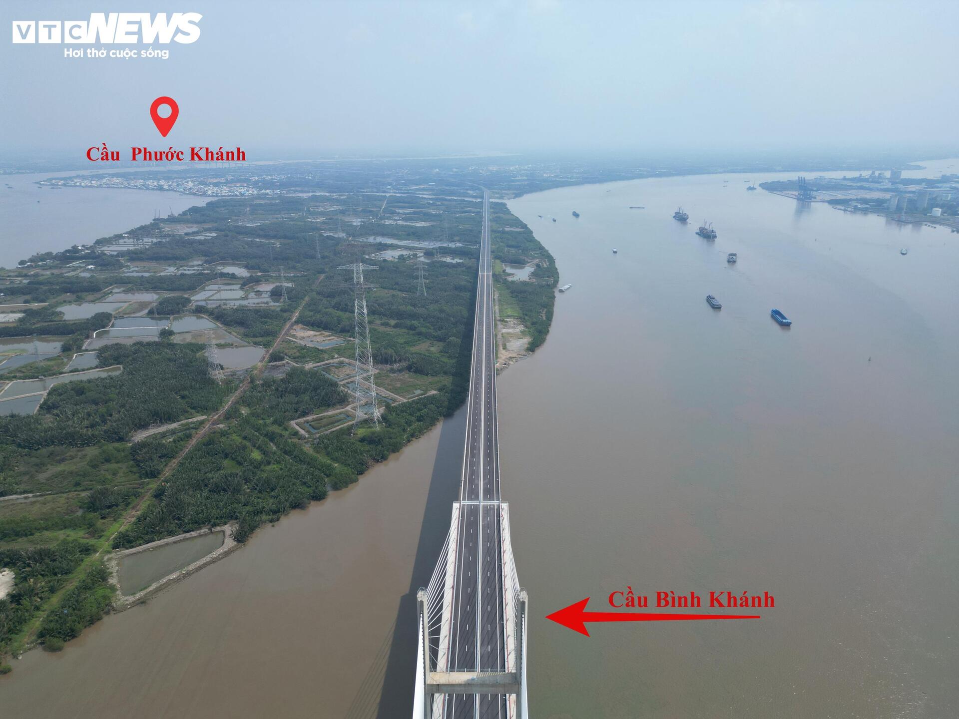 Cận cảnh cầu dây văng tĩnh không cao nhất Việt Nam - Ảnh 1