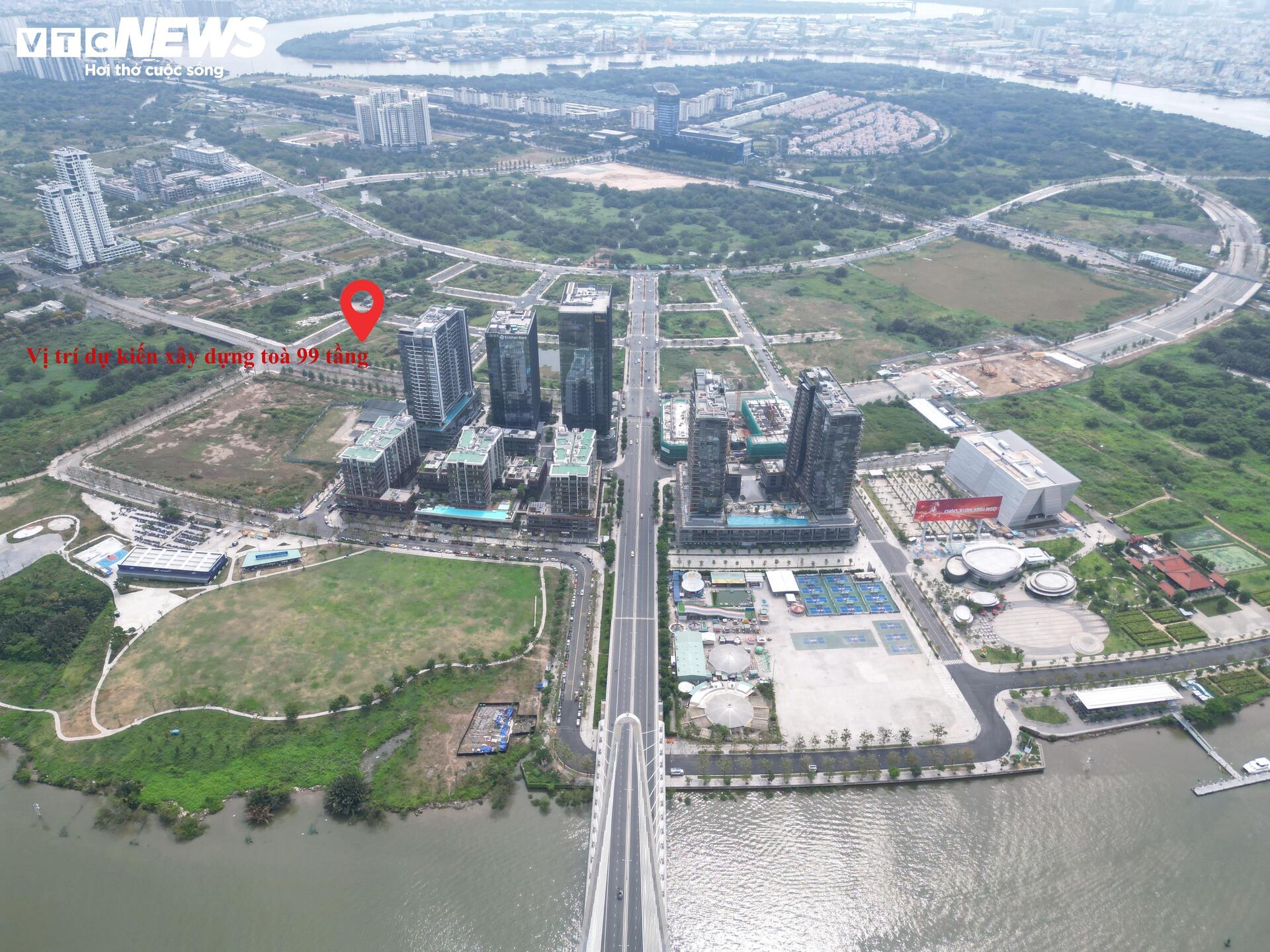 Cận cảnh khu 'đất vàng' được đề xuất xây tháp 99 tầng cao nhất Việt Nam - Ảnh 1