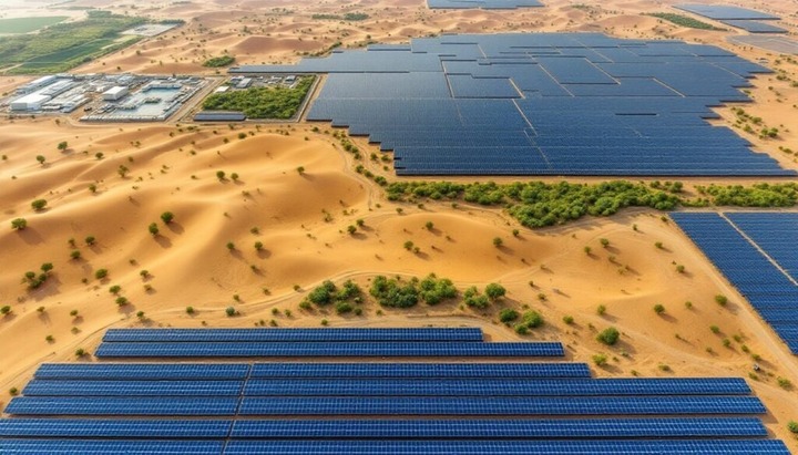 Điện mặt trời biến sa mạc thành đất xanh - Ảnh 1