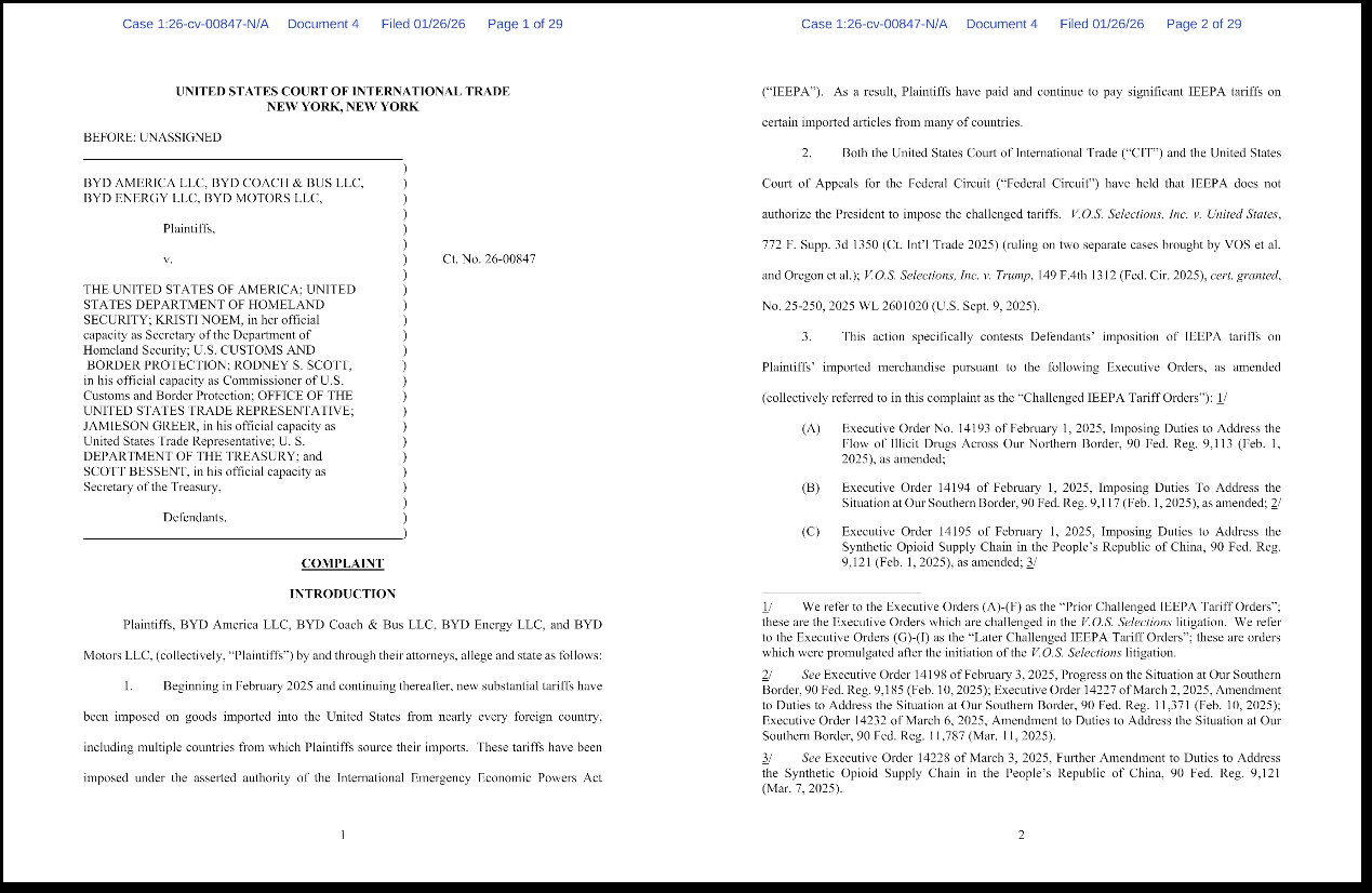 Đường sang Mỹ gặp khó vì thuế quan, hãng xe điện lớn nhất thế giới quyết định chơi lớn kiện thẳng chính phủ Mỹ - Ảnh 2