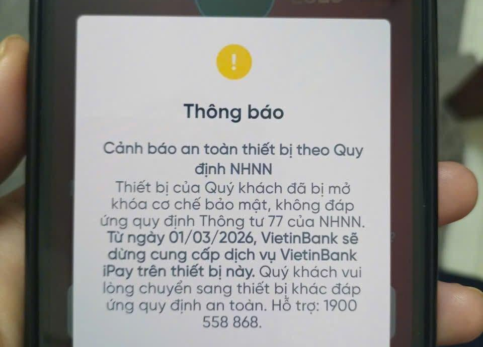 Tất cả các ngân hàng sẽ dừng hoạt động trên loạt thiết bị sau từ ngày 1/3 - Ảnh 1