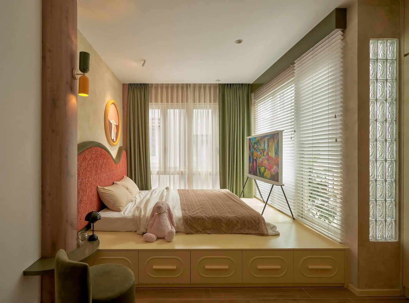 Lấy sáng cho nhà ống bằng thiết kế mặt tiền thú vị - Ảnh 6