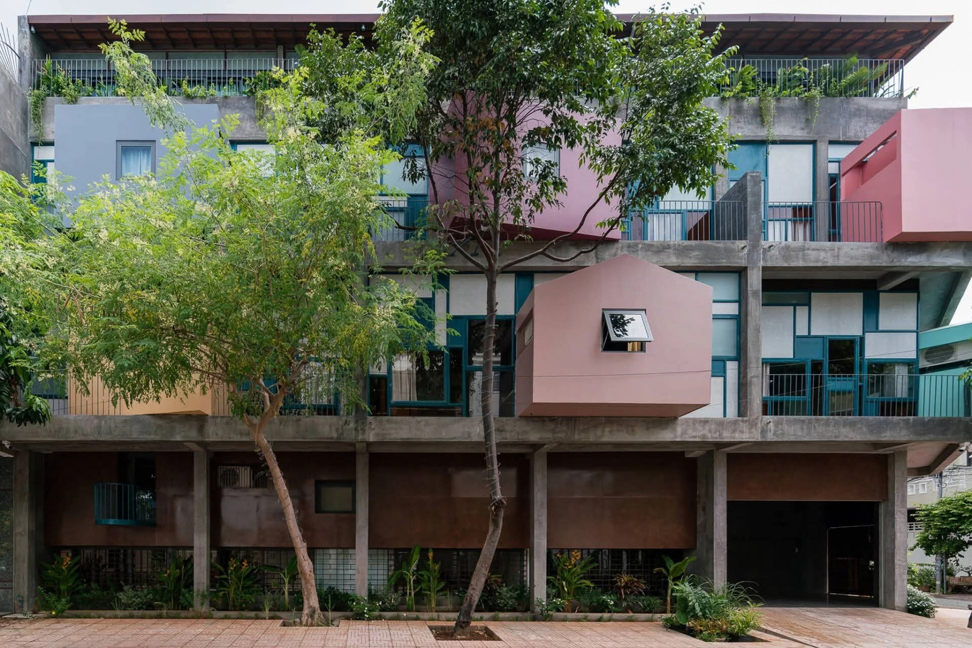 Tổ hợp căn hộ có thiết kế thú vị như những chiếc tổ chim - Ảnh 3