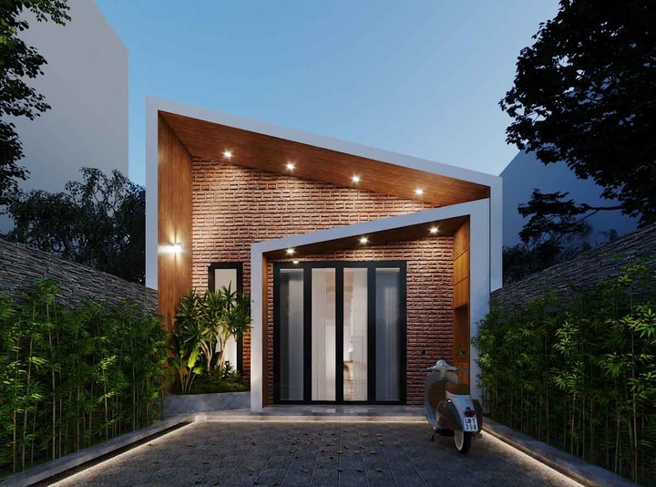 Các mẫu gạch thẻ ốp tường đẹp, phổ biến hiện nay - Ảnh 3