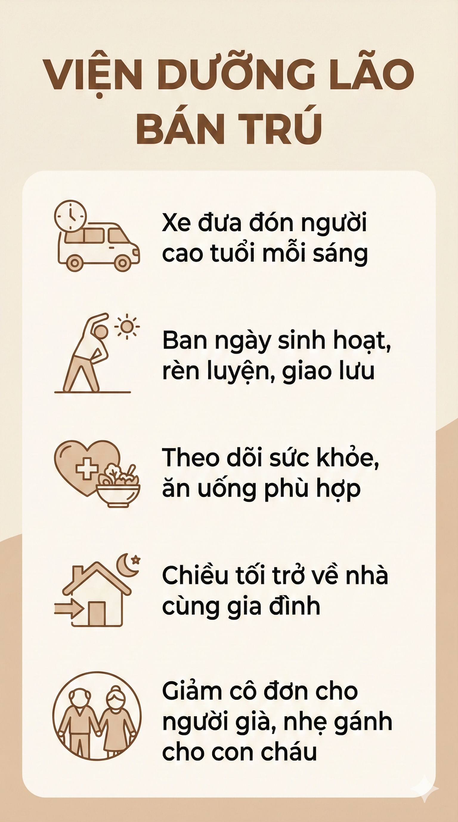Một viện dưỡng lão bán trú đang được lên kế hoạch: Có xe đưa đón tận nơi, xây trên trung tâm hội nghị cũ - Ảnh 5