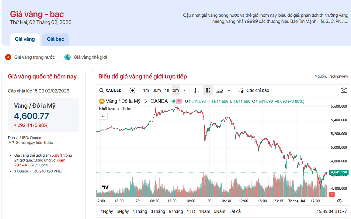 Muốn tra cứu giá vàng - bạc nhanh và chuẩn? Đây là địa chỉ được giới đầu tư theo dõi mỗi ngày - Ảnh 3