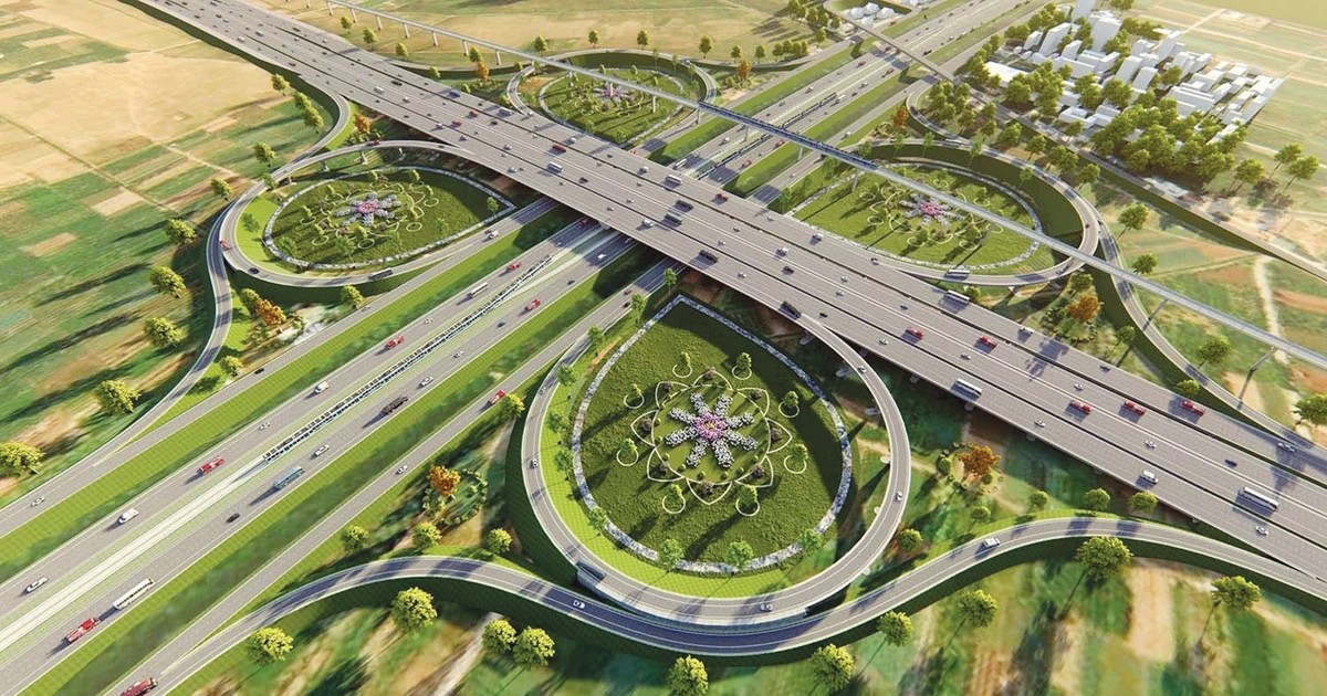 Sau 5 tháng khởi công, siêu cao tốc 56.000 tỷ dài 113 km kết nối Hà Nội, Hưng Yên, Bắc Ninh đạt tiến độ mới - Ảnh 2