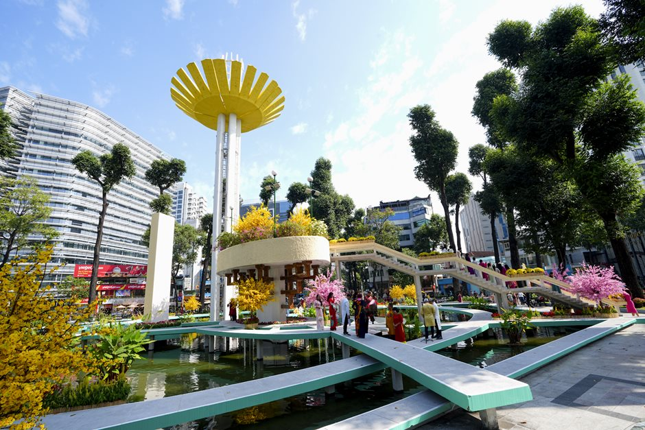 Sau đường Lê Lợi, Khang Điền tiếp tục tài trợ chỉnh trang Chợ Bến Thành, Hồ Con Rùa: Tp.HCM ‘khoác áo’ mới - Ảnh 2