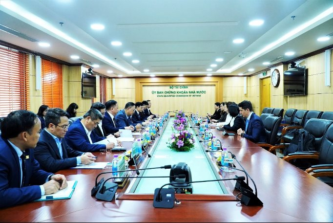 Chủ tịch UBCKNN tiếp Tổng Giám đốc FTSE Russell - Ảnh 1