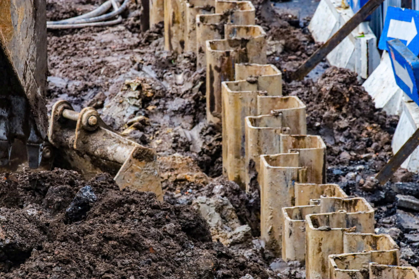 Trên công trường thi công bể nước ngầm chống ngập ở trung tâm Hà Nội - Ảnh 6