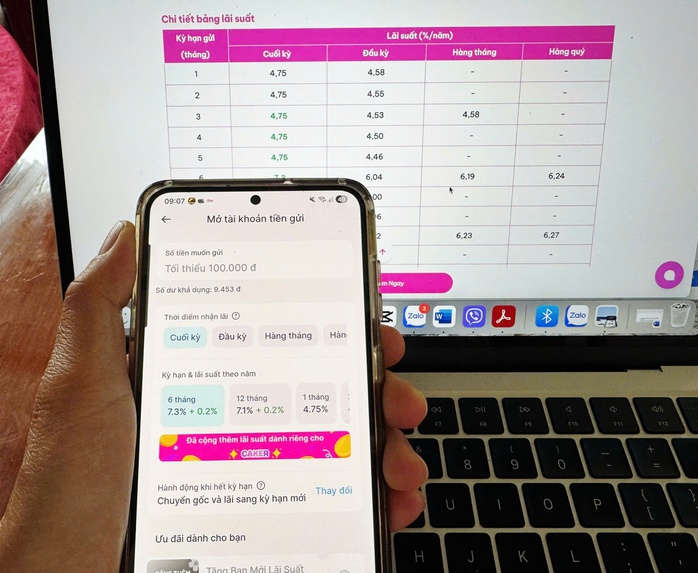 Gửi tiết kiệm online ngân hàng nào lãi suất cao nhất trong dịp Tết? - Ảnh 1