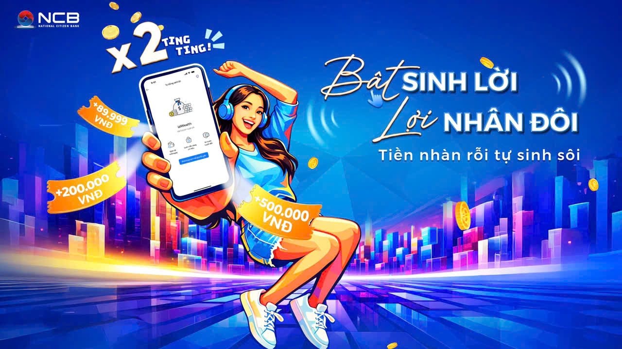 Dùng ngân hàng số NCB iziMobile: Hưởng đặc quyền đẳng cấp, tiền tự động sinh lời - Ảnh 2