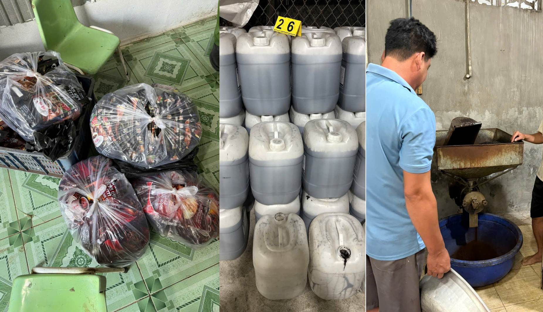 Phanh phui 10 tấn “cà phê” không hề có caffein tuồn ra thị trường: Thu giữ gần 30 tấn nguyên liệu, 600kg chất tạo ngọt - Ảnh 2