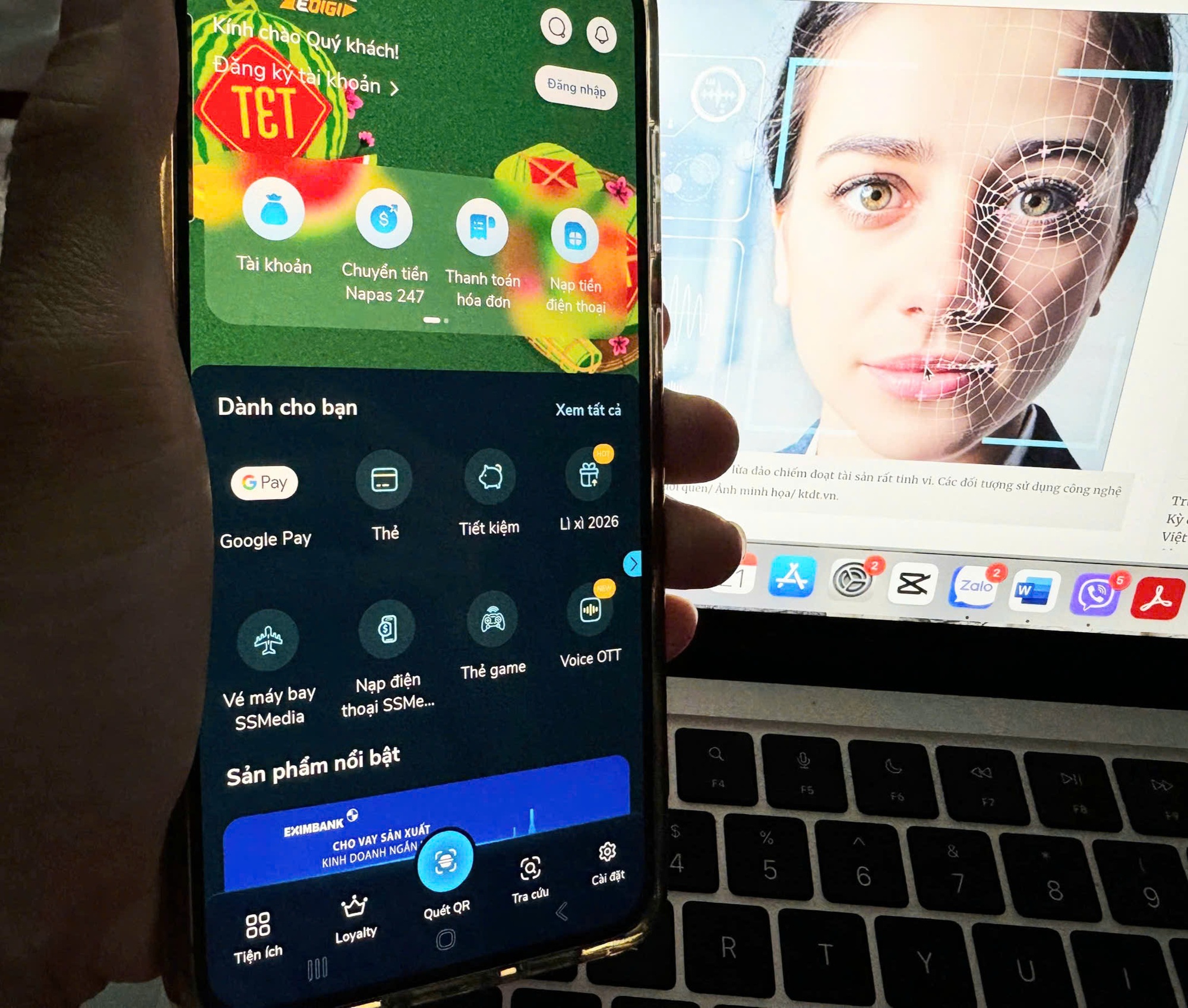 Ngân hàng cảnh báo khẩn về lừa đảo sử dụng AI dịp Tết - Ảnh 1